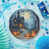 Gruselige Halloween-Papierteller Pappteller (Party)