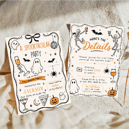 Gruselige Halloween-Party Einladung