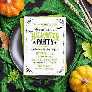 Gruselige Halloween-Party Einladung