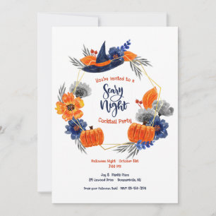 Gruselige Halloween-Party Einladung