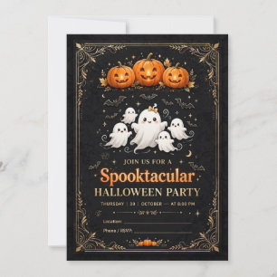 Gruselige Halloween-Party-Einladung Einladung