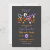 Gruselige Halloween-Party-Einladung Einladung (Vorderseite)
