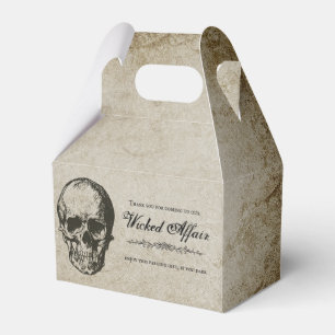 Gruselige Halloween-Party-Einladung Geschenkschachtel