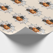 Gruselige Halloween-Party Geschenkpapier (Ecke)