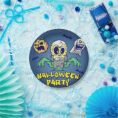 Gruselige Halloween-Party Pappteller (Party)