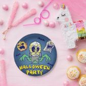 Gruselige Halloween-Party Pappteller (Party)