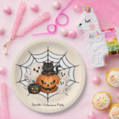 Gruselige Halloween-Party Pappteller (Party)