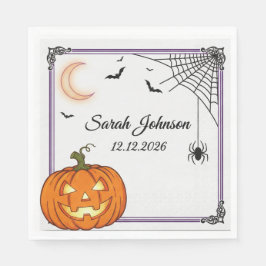 Gruselige Halloween-Party-Servietten | 3-lagige sü Serviette