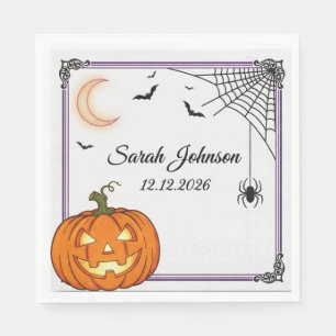Gruselige Halloween-Party-Servietten 3-lagige sü Serviette