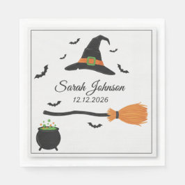 Gruselige Halloween-Party-Servietten | 3-lagige sü Serviette