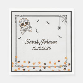 Gruselige Halloween-Party-Servietten | 3-lagige sü Serviette