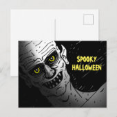 Gruselige Halloween-Postkarte Feiertagspostkarte (Vorne/Hinten)