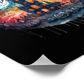 Gruselige Halloween-Saison Poster (Ecke)