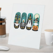 Gruselige Halloween-Saison Sockelschild (In Situ)