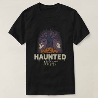 Gruselige Halloween-Schreckensnacht T-Shirt