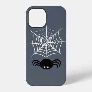 Gruselige Halloween-Spinnen-Illustration iPhone 12 Hülle