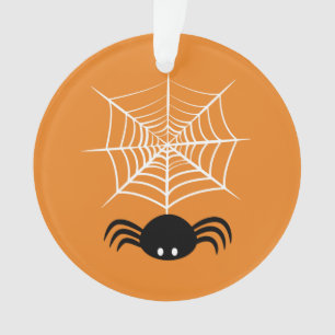 Gruselige Halloween-Spinnen-Illustration Ornament