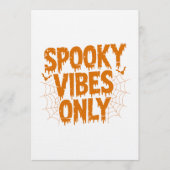 Gruselige Halloween-Stimmung Einladung (Vorderseite)