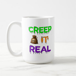 Gruselige Halloween-Szene für Halloween-Fans 👻 Kaffeetasse