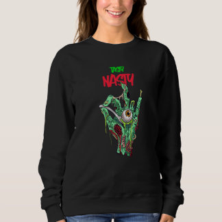 Gruselige Hand-Verkleidung Kostüm Zombie Sweatshirt