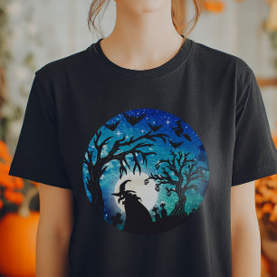 Gruselige Hexe Halloween T-Shirt