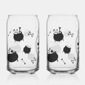 Gruselige Hexen-Ästhetik-Bierdosen-Glas Dosenglas (Vorderseite)