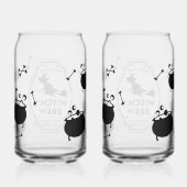 Gruselige Hexen-Ästhetik-Bierdosen-Glas Dosenglas (Rechts)