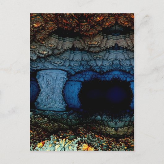 gruselige Höhle Postkarte (Vorderseite)