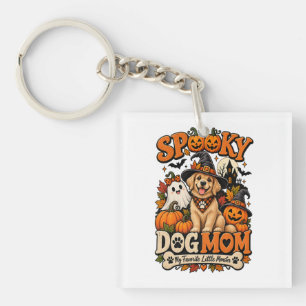 Gruselige Hunde-Mama Halloween Süßer Skelett-Hunde Schlüsselanhänger