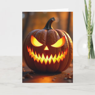Gruselige Jack O Lantern Karte