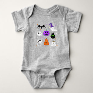Gruselige Jahreszeit Baby Strampler