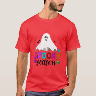Gruselige Jahreszeit für Halloween-Familie T-Shirt