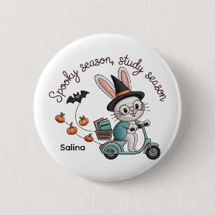 Gruselige Jahreszeit Studienzeit Krankenschwester- Button