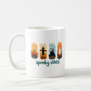 Gruselige Jahreszeit, Vintage-Halloween-Geist Kaffeetasse