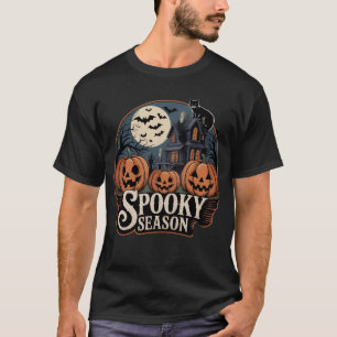 Gruselige Jahreszeit Vintage-Halloween-T-Shirt R T-Shirt