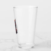Gruselige Katzenkerze Glas (Links)