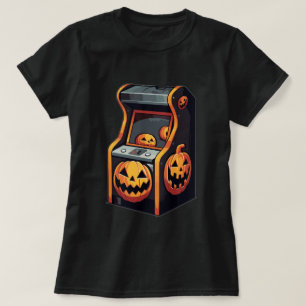Gruselige Kürbis-Arcade-Cozy-Spooky-Ästhetik T-Shirt