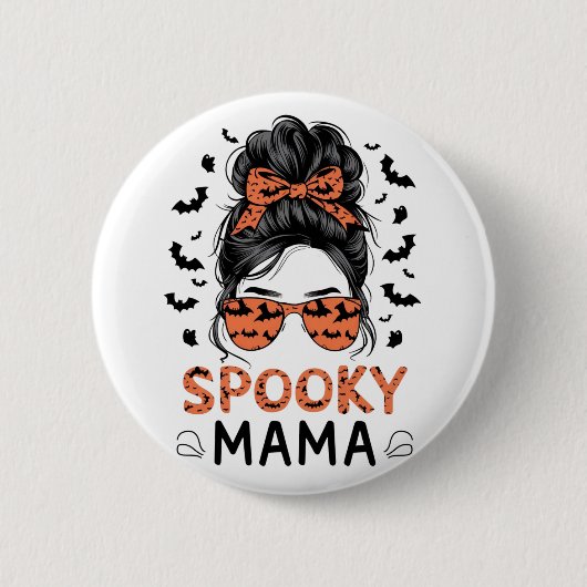 GRUSELIGE MAMA BUTTON (Vorderseite)