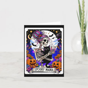Gruselige Mama Tarot Karte Halloween Mama Totenkop