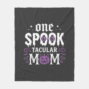 Gruselige Mutter Halloween Design_1 Fleecedecke