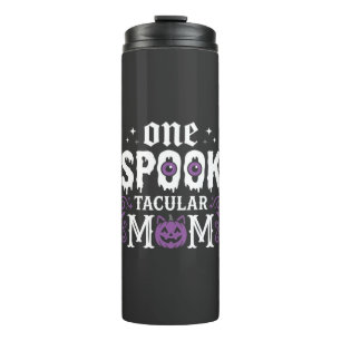 Gruselige Mutter Halloween Design_1 Thermosbecher