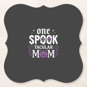Gruselige Mutter Halloween Design_1 Untersetzer