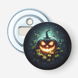 Gruselige Natur leuchtender Halloween-Kürbis Flaschenöffner