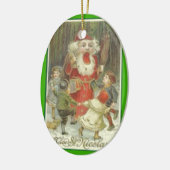 Gruselige Nussknacker-Verzierung Keramikornament (Links)