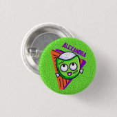 Gruselige personalisierte Zombie-Taste Button (Vorne & Hinten)
