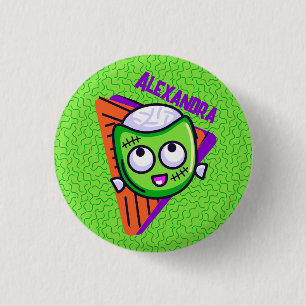 Gruselige personalisierte Zombie-Taste Button