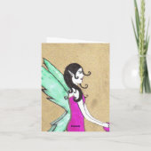 gruselige Puppe Karte (Rückseite)