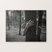 Gruselige Puzzlespiele - Zombies im Wald Puzzle (Horizontal)