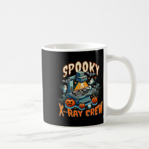 Gruselige Röntgen-Mannschaft Skelett Geist Hallowe Kaffeetasse