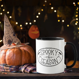 Gruselige Saison Fledermäuse Vintage Halloween Tasse